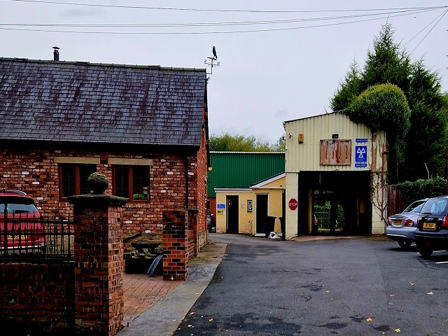 Garage ( former barn and attached buildings)